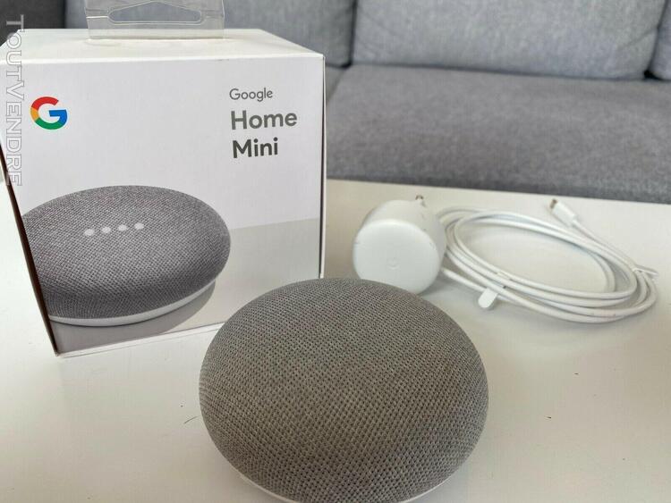 Google home mini - gris - enceinte connectée google