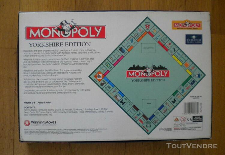 monopoly edition yorkshire /