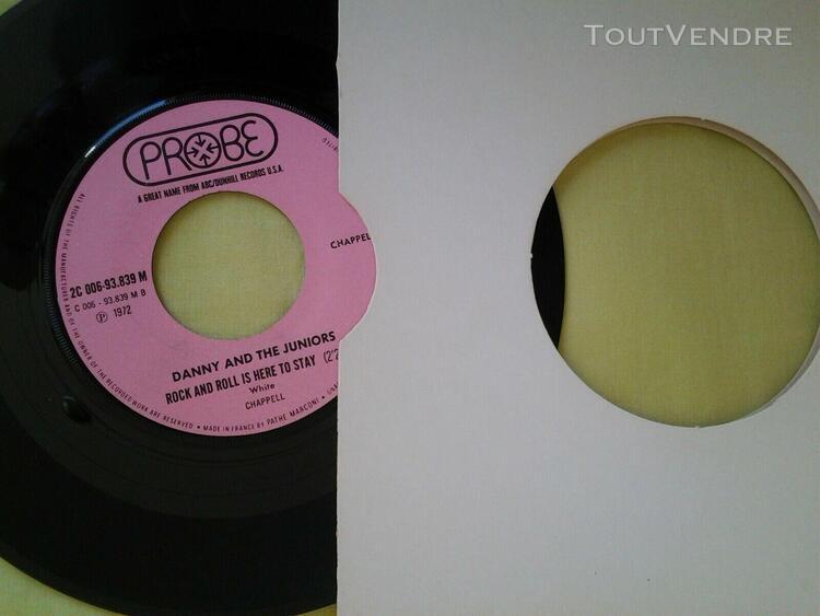 danny and the juniors   7" 45  here to stay / at the hop