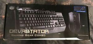 Pack clavier/souris gamer coolermaster devastator azerty