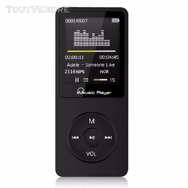 Grande capacité de mémoire lecteur mp3 support 64gb