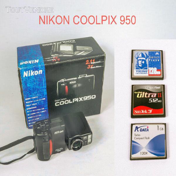 nikon coolpix 950 avec accessoires