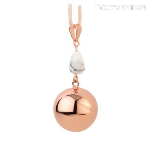 Bola de grossesse rose gold marble stone vo208 - bola de gro