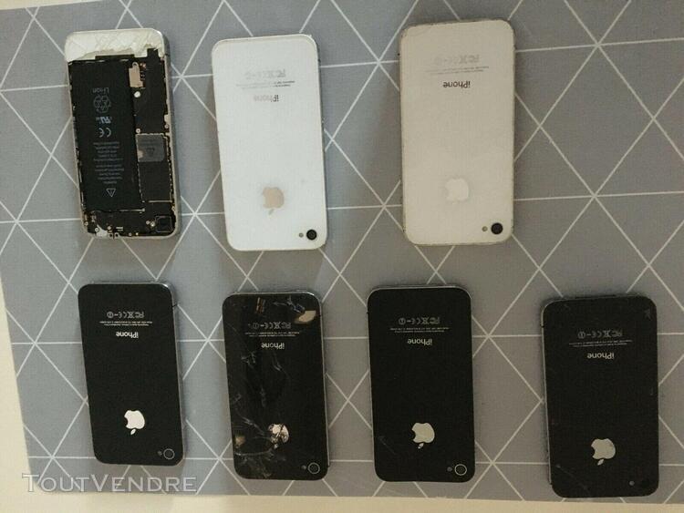 lot de 7 téléphones portable iphone 4 et 4s