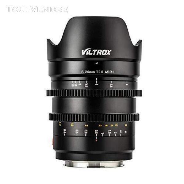 Viltrox objectif photo grand angle t2.0 20 mm mise au point