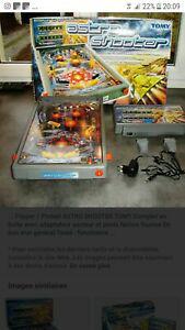 Flipper pinball tomy astro shooter tres rare collector