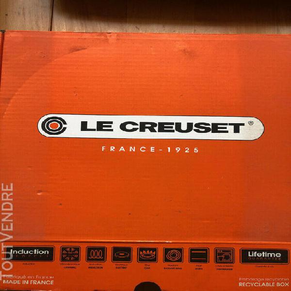 le creuset - crêpes poêle - noir très bon état