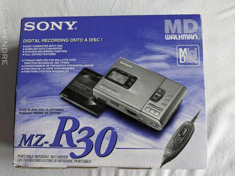 sony mz-r30 avec 26 md