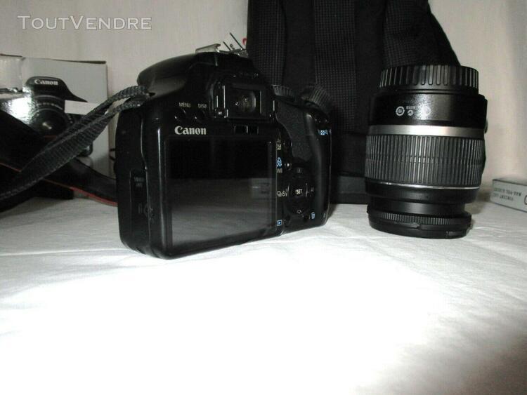 canon eos 450 d + zoom canon ef-s 18-55 mm + accessoires