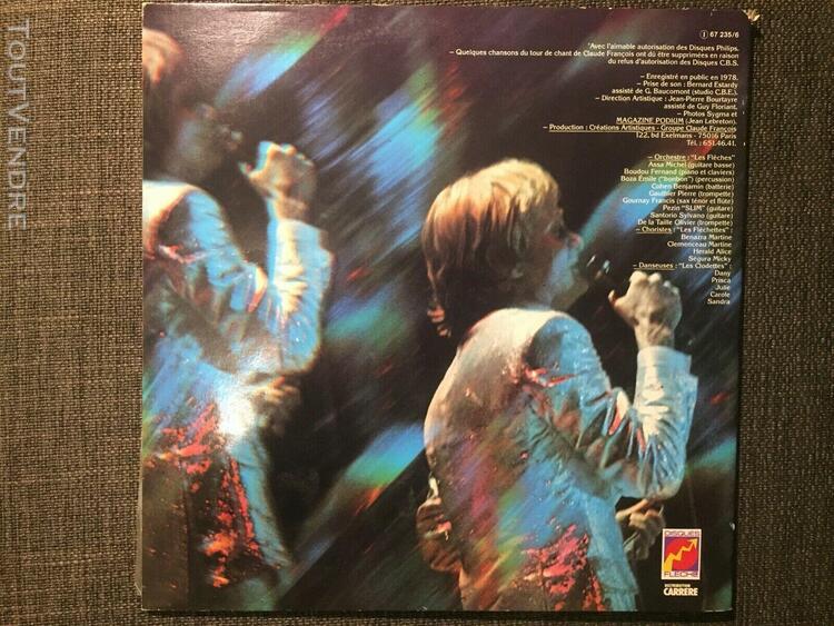 Disque vinyle souvenir 1978 - claude françois