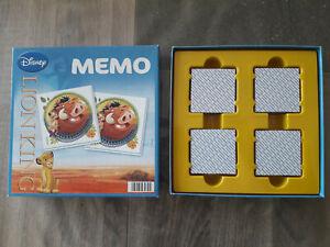 Jeu de mémoire memory le roi lion disney