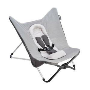 beaba transat bébé compact évolutif ii - heather grey