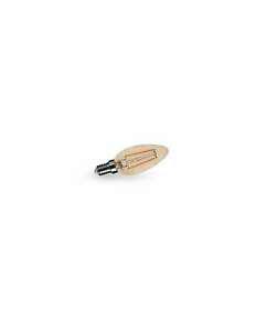 Led fil cob flamme e14 4 w 4000k golden boite