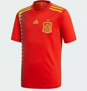 adidas maillot football espagne domicile neuf enfant rouge