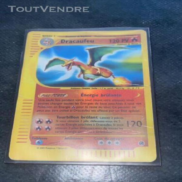 Carte pokemon dracaufeu holo reverse 6/165 expédition bon