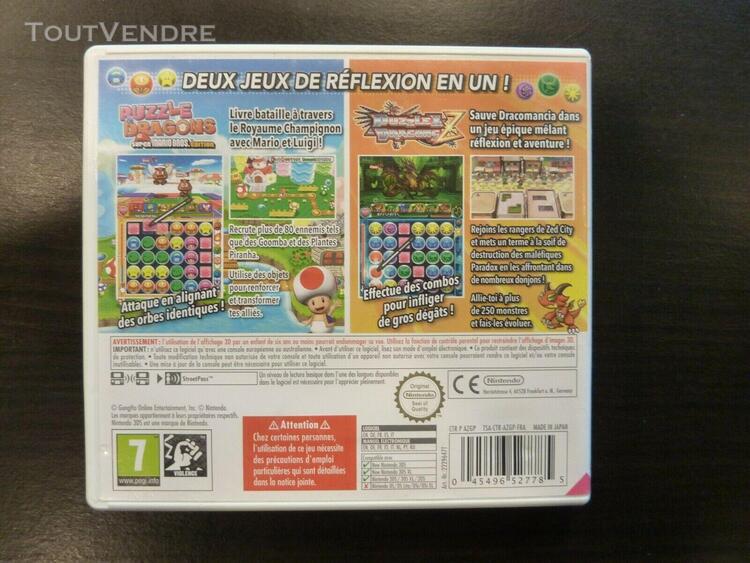 nintendo 3ds puzzle & dragons z puzzle & dragons super mari