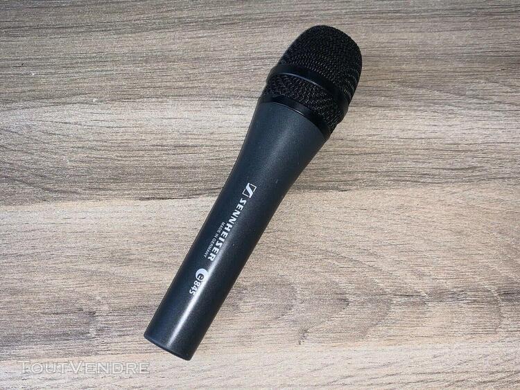 sennheiser e845 microphone dynamique, supercardioïde, chant