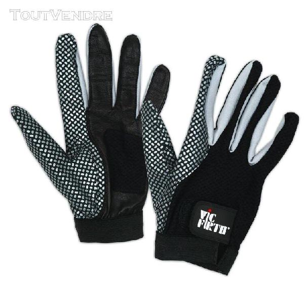 vic firth vicglvxl vicgloves gants de batterie taille xl