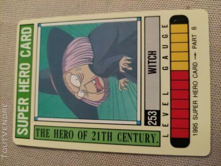 carte dragon ball super hero card 253 witch #253 1995 part 6