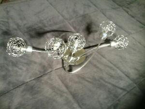 Luminaire,lampe plafonnier, coulleur argent