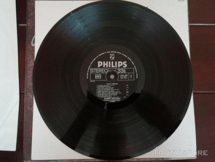 33t johnny hallyday vinyle lp &quot; rock a memphis - philips 910