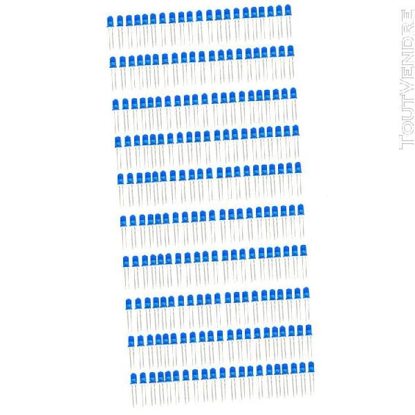 200pcs 5mm diamètre rond led lampe à diodes