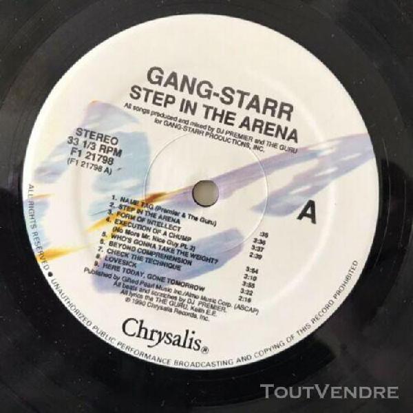 gang starr step in the arena lp album rap hip-hop original u