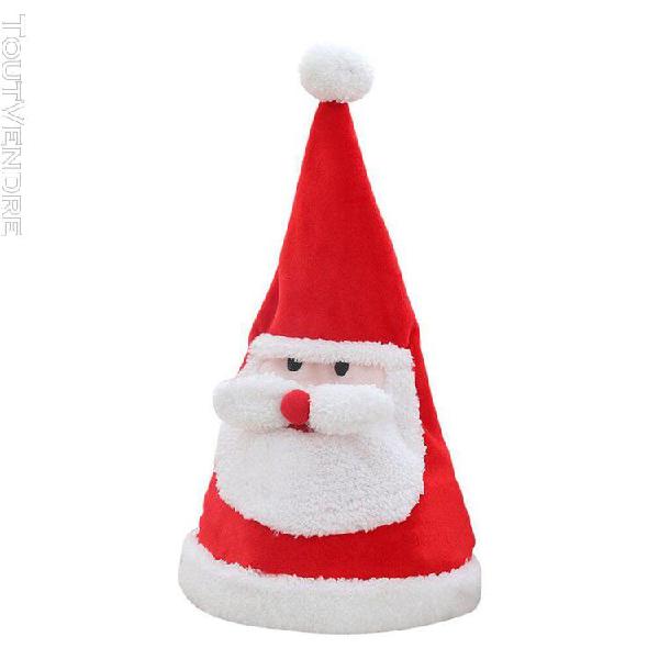 jouets en peluche chapeau Électrique père noël-populaire