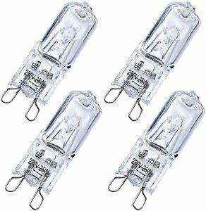 Poweka lot de 4 ampoule g9 pour four halogène oven 25w 230v