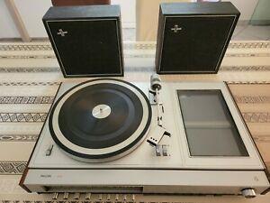 chaine hi fi vintage philips 22 rh 802 + 2 enceintes 452