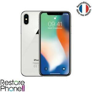 Apple iphone x 64go argent reconditionné bon état