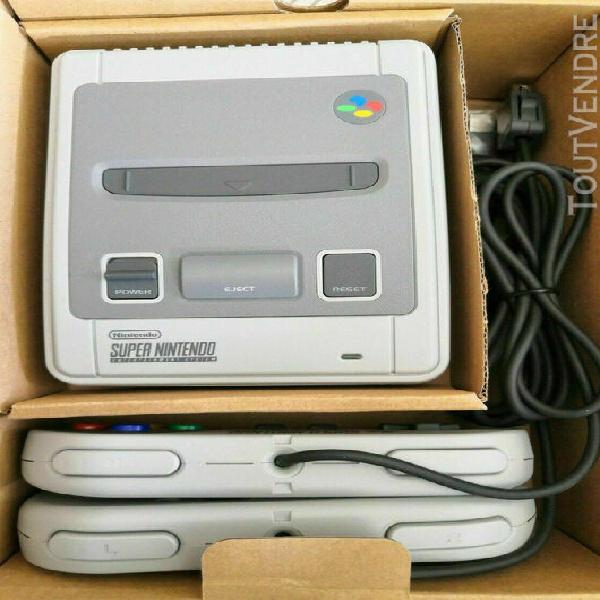 super nintendo snes mini classic+260 jeux fr+adaptateur sect