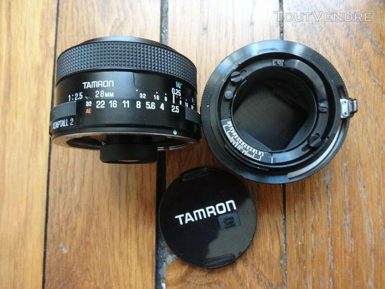 Tamron adaptall 2 28mm 2.5 + ring konica ar (perfect) possib