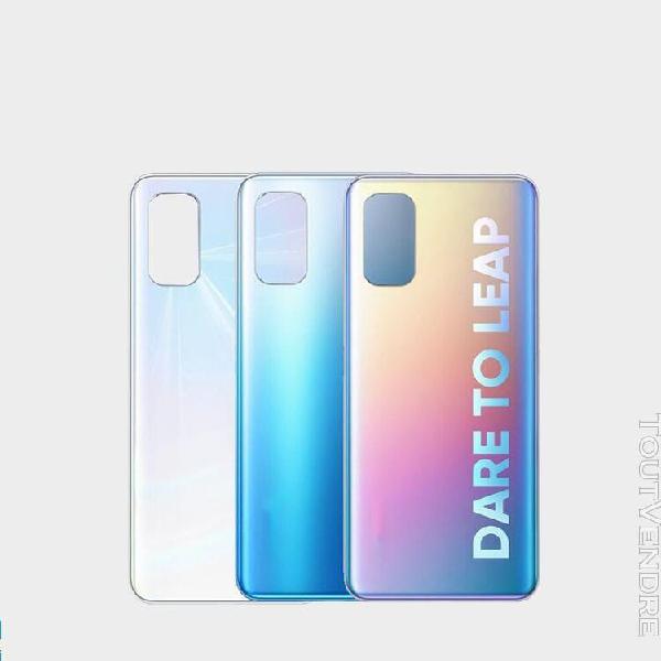 coque arrière pour realme x7 cache batterie bleu