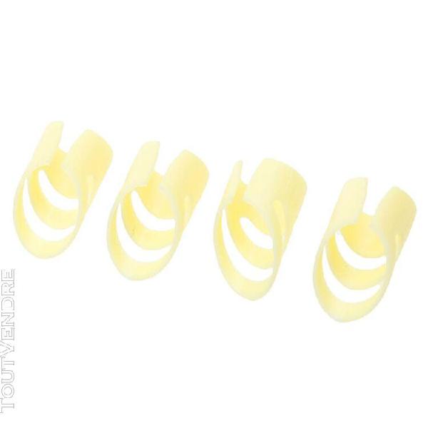 4x protège-doigts en plastique pour guitare basse pour