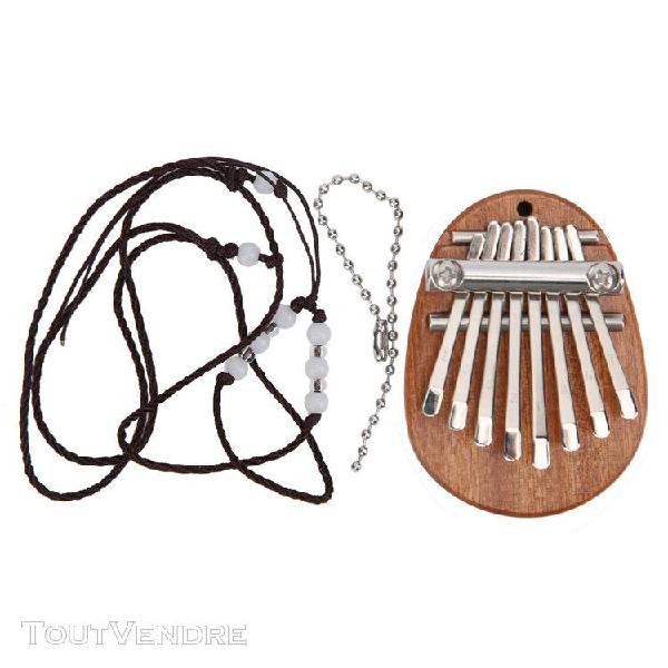 8 clé kalimba thumb piano kit mini instrument de musique en