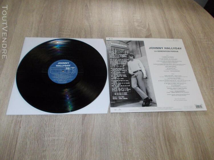 johnny hallyday - lp - la generation perdue - 2009 - mono 18