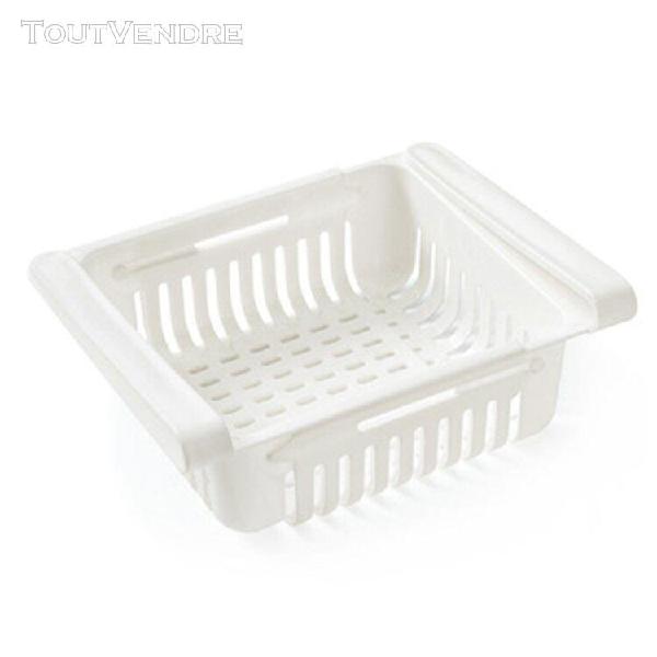 Réfrigérateur rangement en plastique panier tiroir