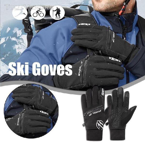 Gants d&#39;hiver unisexe gants thermiques anti-dérapants