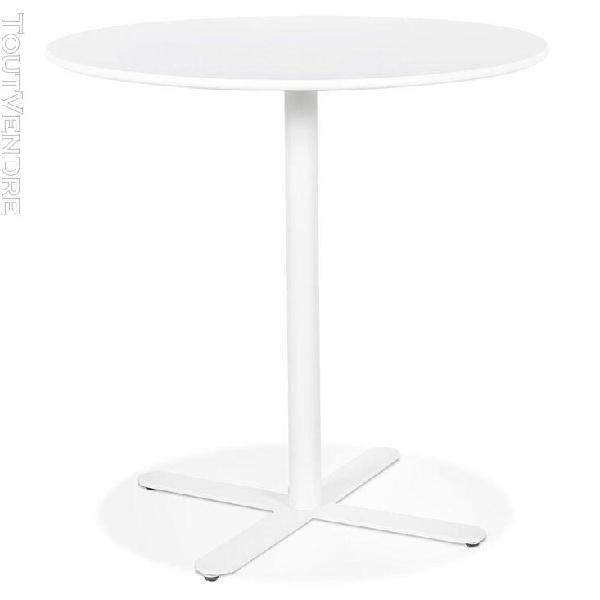 petite table ronde 'ritmo' blanche - Ø 60 cm