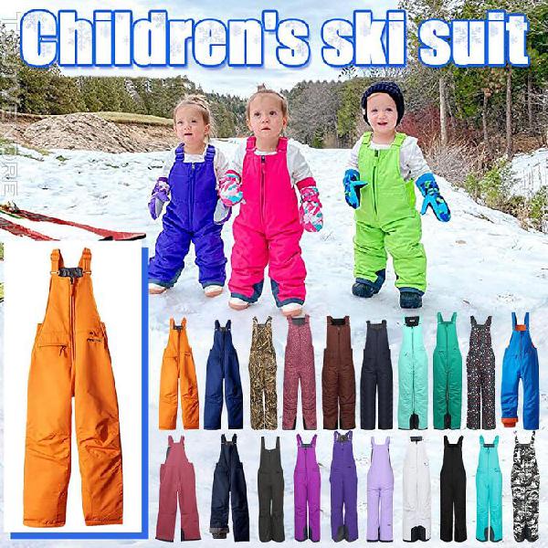 vêtements de ski pour bébé/enfant, salopette À bavette