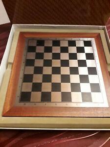 ancien plateau de jeu d’échecs série bois,magnétique +