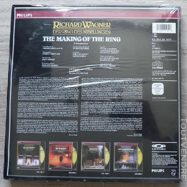 Cd video: wagner, der ring des nibelungen, the making of th Cd video: wagner, der ring des nibelungen, the making of th