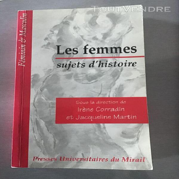 les femmes sujets d'histoire - a la mémoire de marie-france