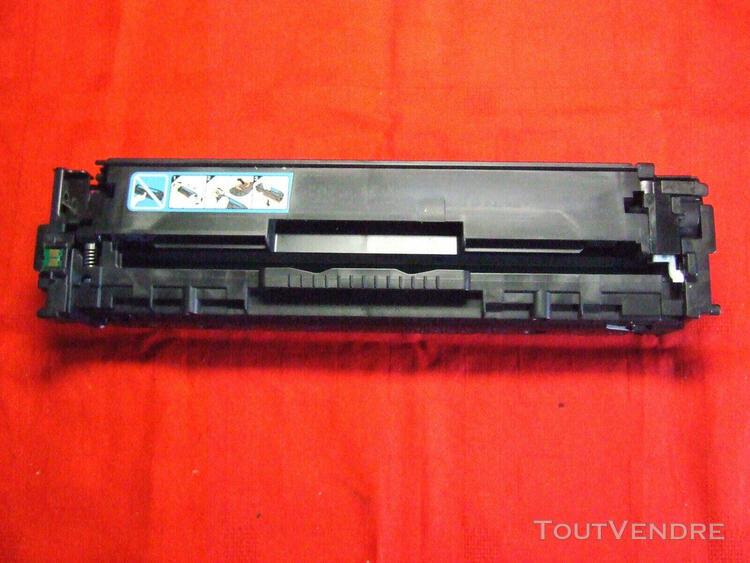 cartouche toner compatible ref oem hp cb 541a bleu, cyan