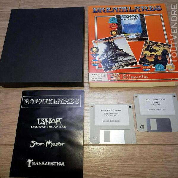 jeu vintage ibm pc - disquettes big box fr - dreamlands silm