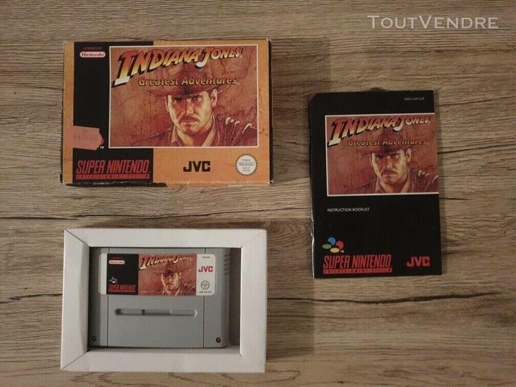 Indiana jones greatest adventures super nintendo (snes) pal-