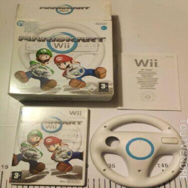 Pack mario kart + volant - nintendo wii wii u