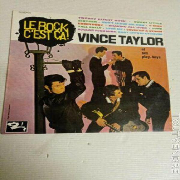 Lp 25 cm vince taylor et ses play-boys  (le rock c&#39;est