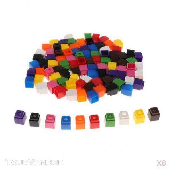 600pcs bloc de construction cubes de comptage building brick